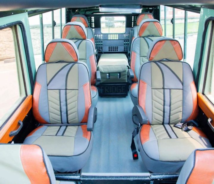 Our Safari Vehicles seats